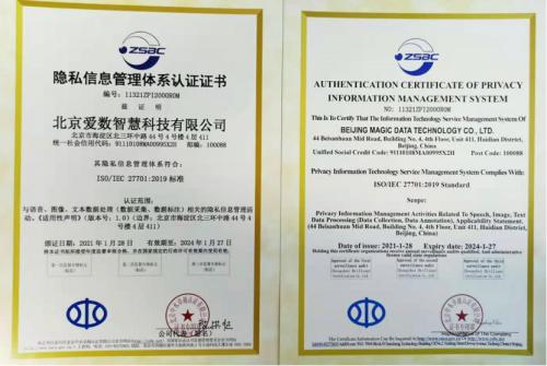 ISO27701隐私信息管理体系