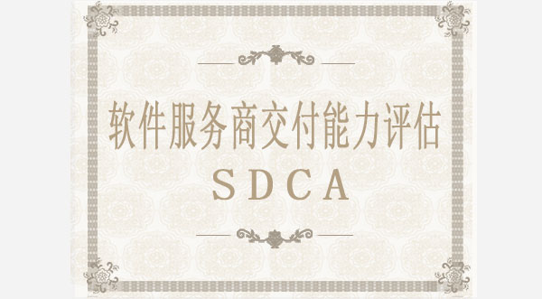 软件服务商交付能力评估SDCA